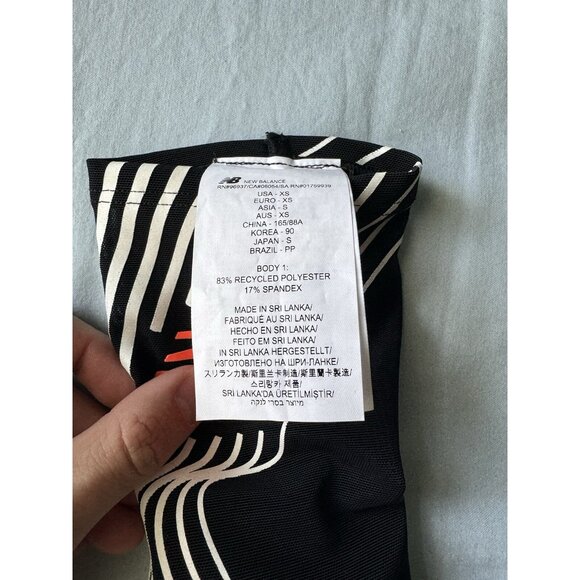 New Balance Size XS 2023 Pro Elite Issue Prodigy Racing Arm Black White Sleeves - Picture 7 of 16